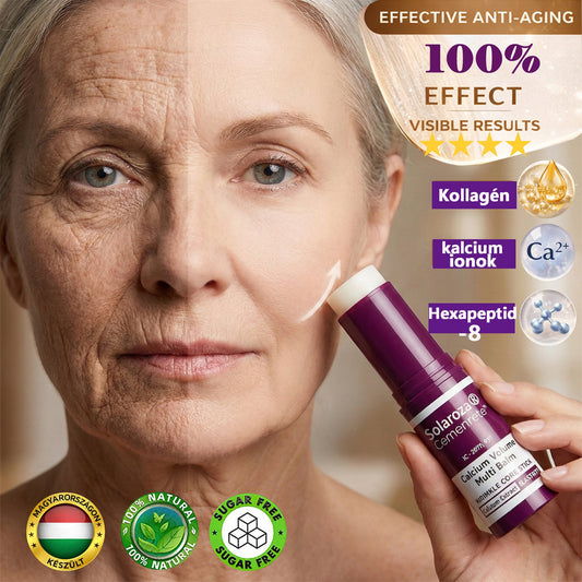 🔥  Első értékesítési termék Solaroza @ Calcium Polycollagen Improvement Cream - kalcium-ionokat, hexapeptid-8 és növényi kollagén kivonatokat tartalmaz, amelyek célzott hatást nyújtanak az egyes ráncokhoz - gyors javítás, 100% -os öregedésellenes hatás.