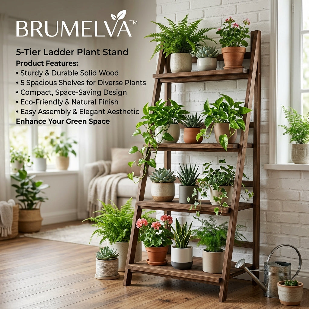 BRUMELVA™ SunTier Self-Watering Adjustable Plant Stand