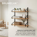 BRUMELVA™ FrameFlow Reconfigurable Open Storage Shelf