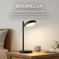 BRUMELVA™ HaloFold Ambient Task Lamp with Hidden Charging Shelf